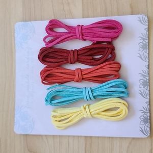 Lots of 5 count Leather band 5.27 yards (4.82m)